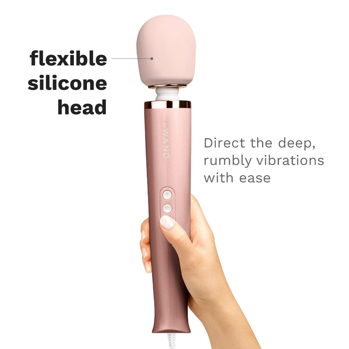 Le Wand - Luxury Plugin Massager Wand | Rose Gold Le Wand - For Me To Love