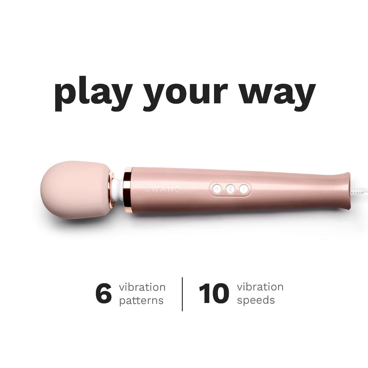 Le Wand - Luxury Plugin Massager Wand | Rose Gold Le Wand - For Me To Love