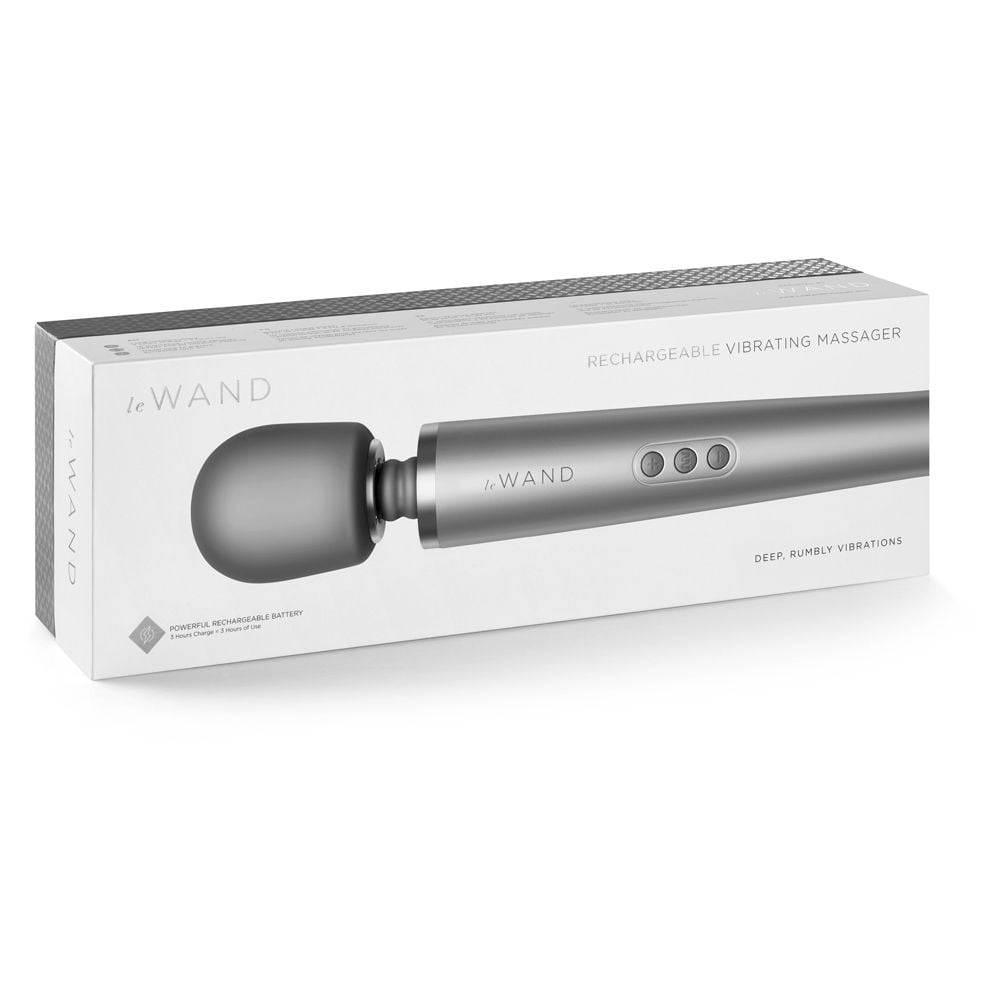 Le Wand - Luxury Rechargeable Massager Wand | Grey le wand - For Me To Love