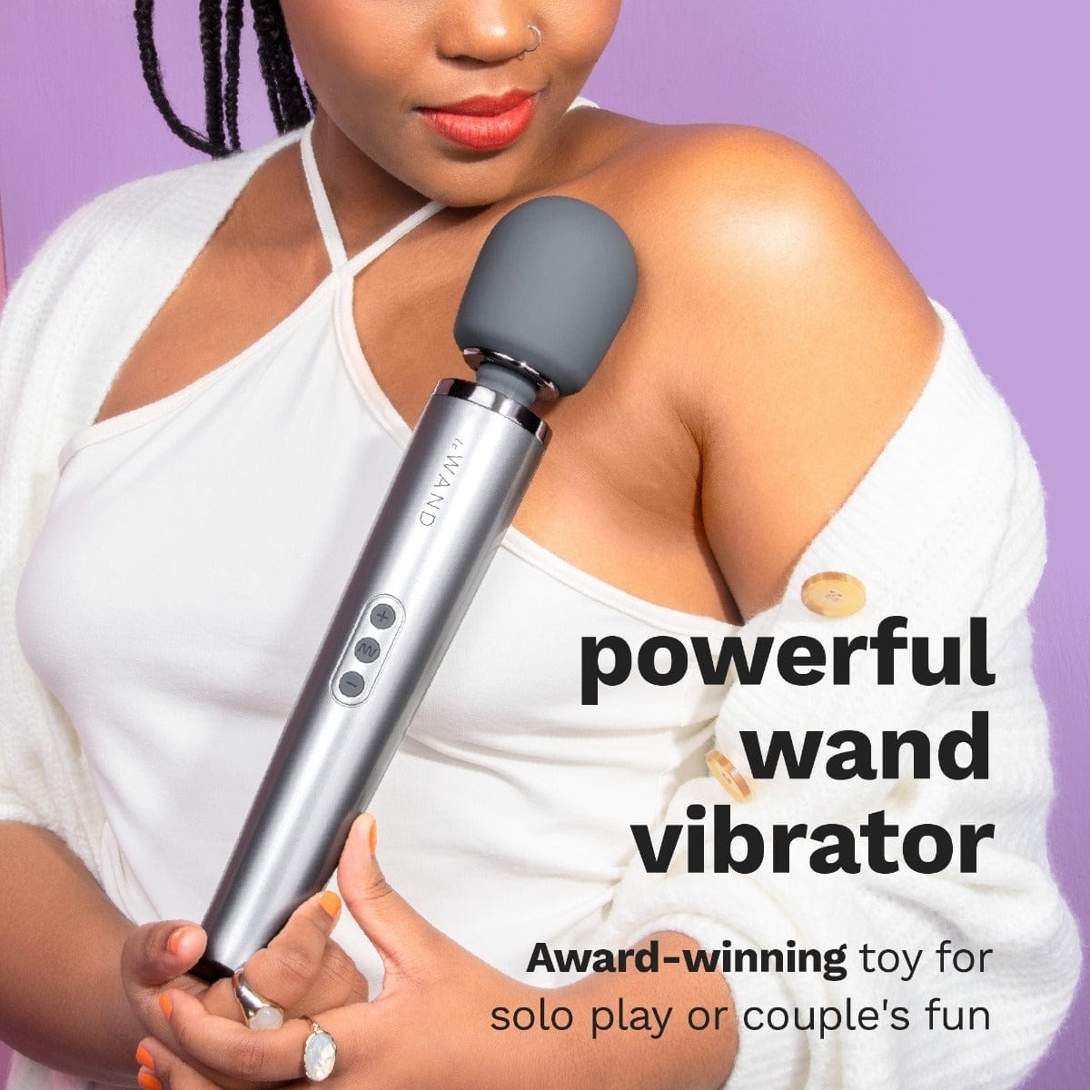 Le Wand - Luxury Rechargeable Massager Wand | Grey le wand - For Me To Love