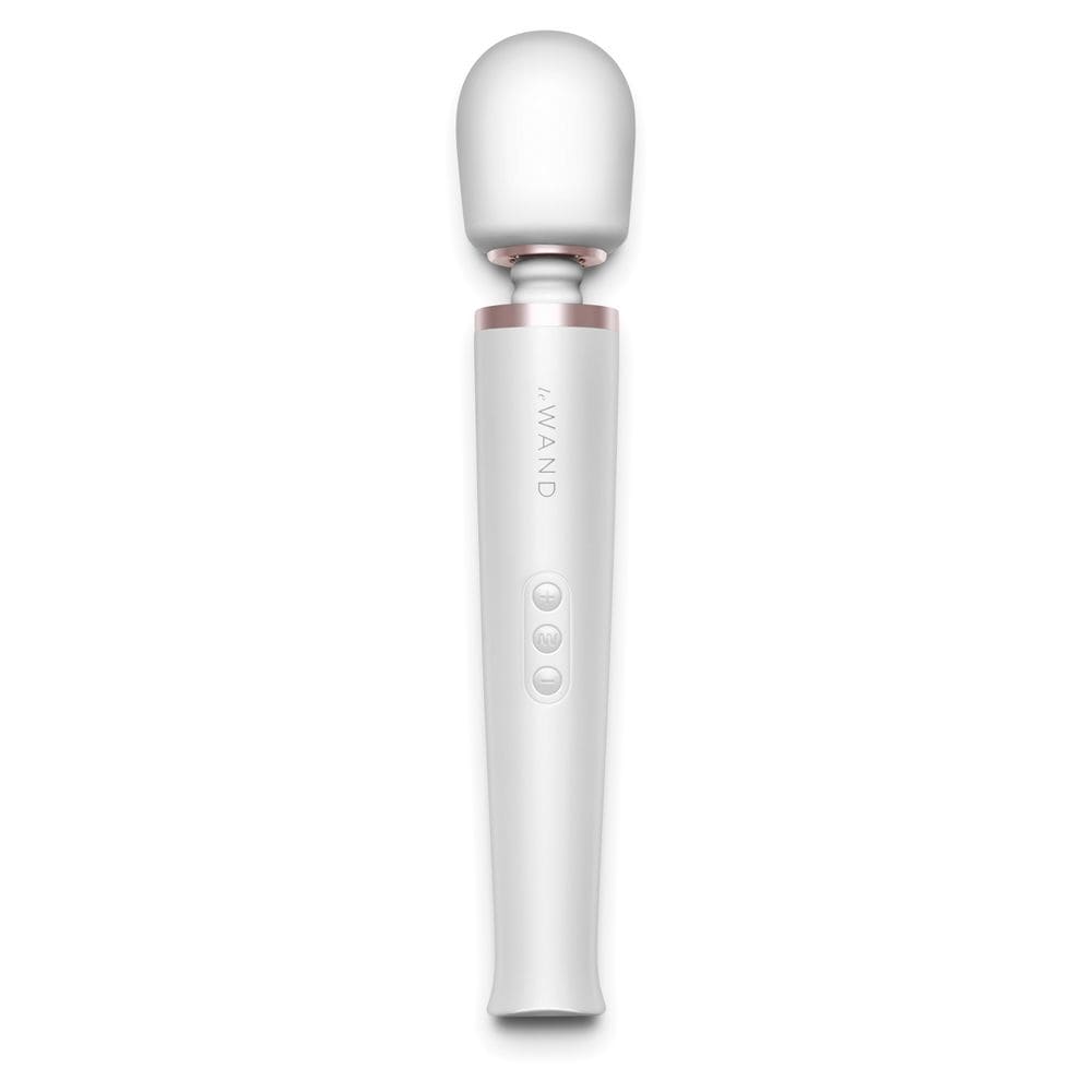 Le Wand- Luxury Rechargeable Massager Wand | White le wand - For Me To Love