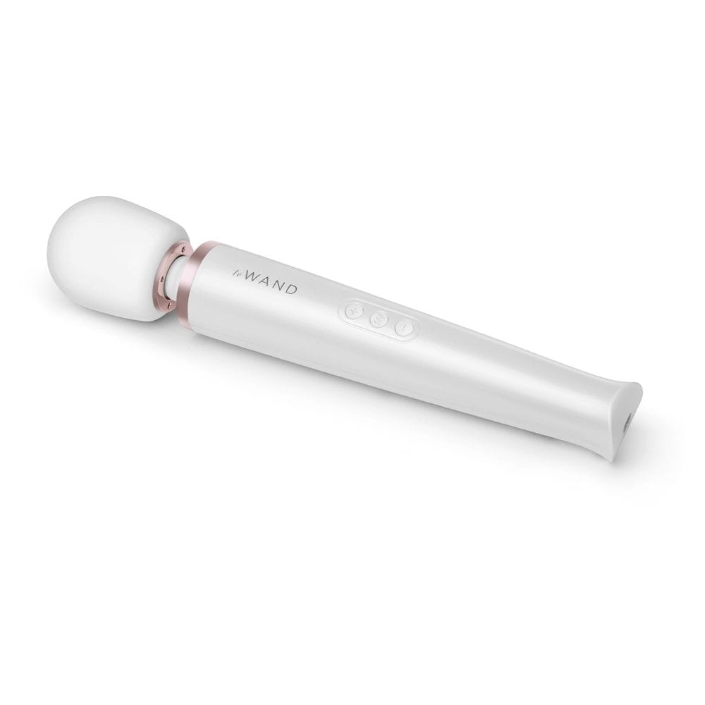 Le Wand- Luxury Rechargeable Massager Wand | White le wand - For Me To Love