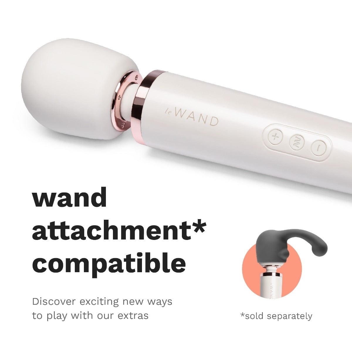 Le Wand- Luxury Rechargeable Massager Wand | White Le Wand - For Me To Love