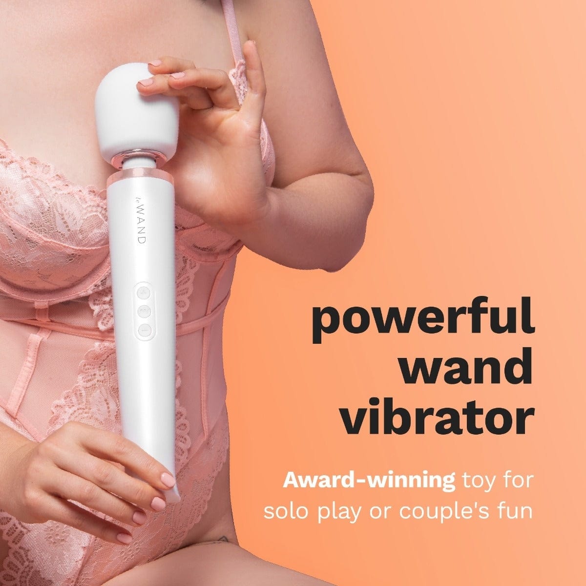 Le Wand- Luxury Rechargeable Massager Wand | White Le Wand - For Me To Love