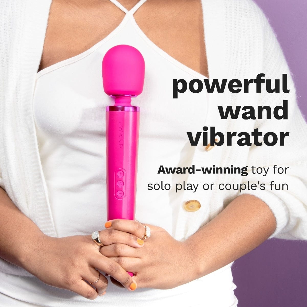 Le Wand - Luxury Rechargeable Vibrating Massager Wand | Hot Pink Le Wand - For Me To Love