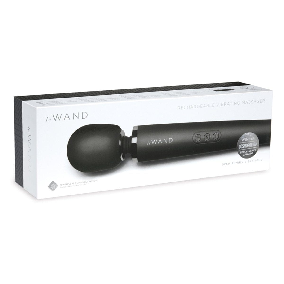 Le Wand - Luxury Rechargeable Wand Massager | Black le wand - For Me To Love