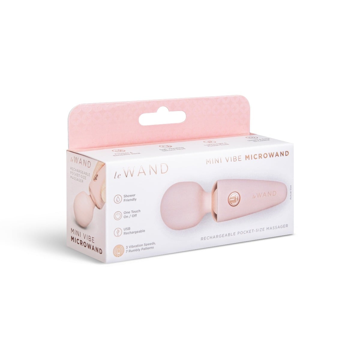 Le Wand - Mini Micro USB Rechargeable Body Wand Vibrator | Choice of 4 Colours Le Wand - For Me To Love