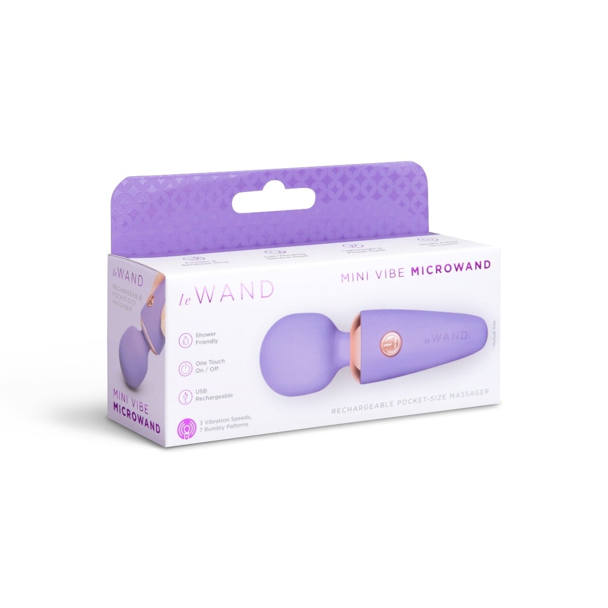 Le Wand - Mini Micro USB Rechargeable Body Wand Vibrator | Choice of 4 Colours Le Wand - For Me To Love