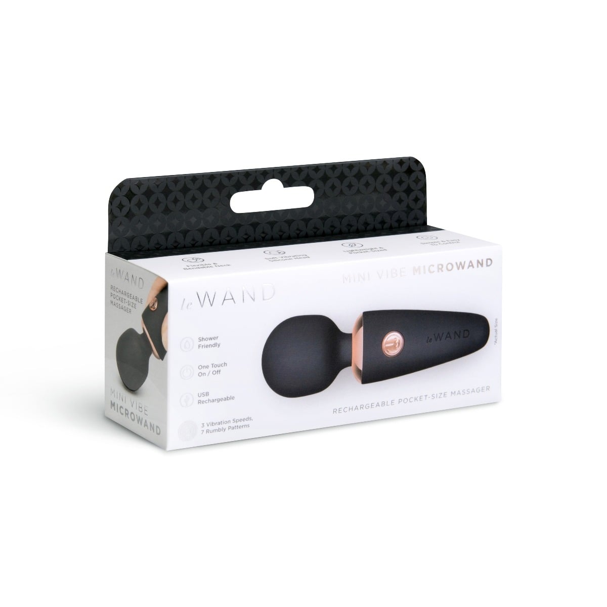Le Wand - Mini Micro USB Rechargeable Body Wand Vibrator | Choice of 4 Colours Le Wand - For Me To Love