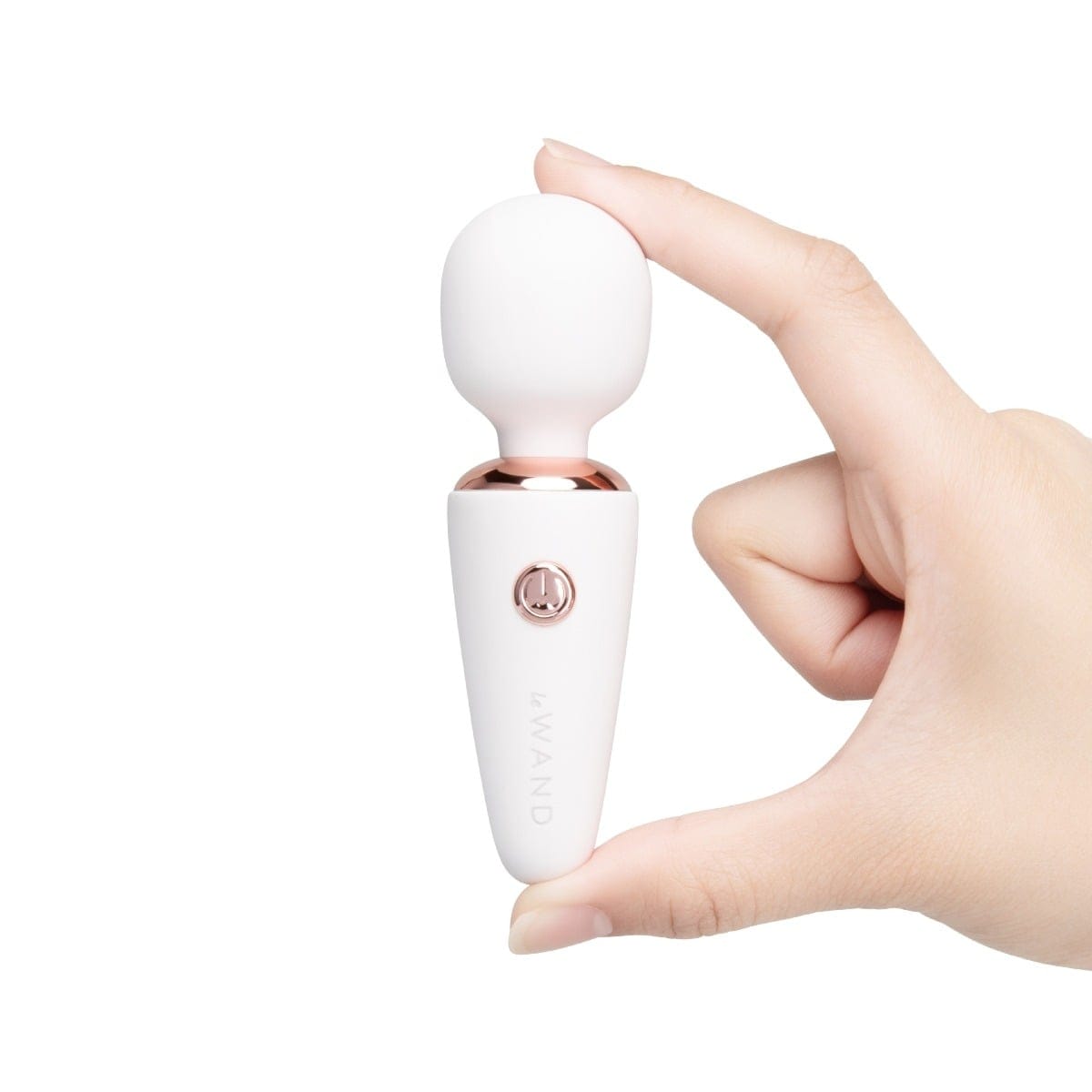 Le Wand - Mini Micro USB Rechargeable Body Wand Vibrator | Choice of 4 Colours White Le Wand - For Me To Love