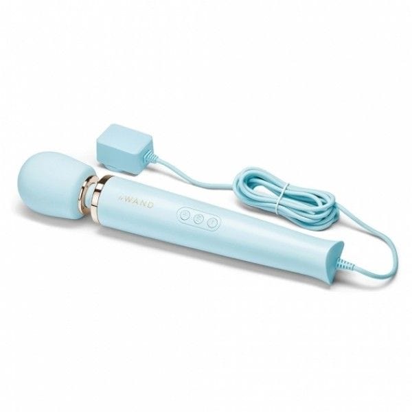 Le Wand Powerful Plug In Vibrating Massager Light Blue le wand - For Me To Love