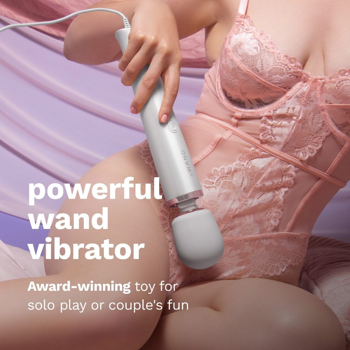 Le Wand - Powerful Plugin Massager Wand | White Le Wand - For Me To Love