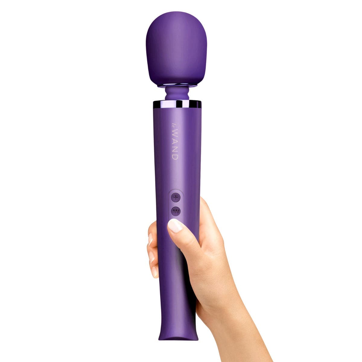 Le Wand Rechargeable Vibrating Massager Wand Purple