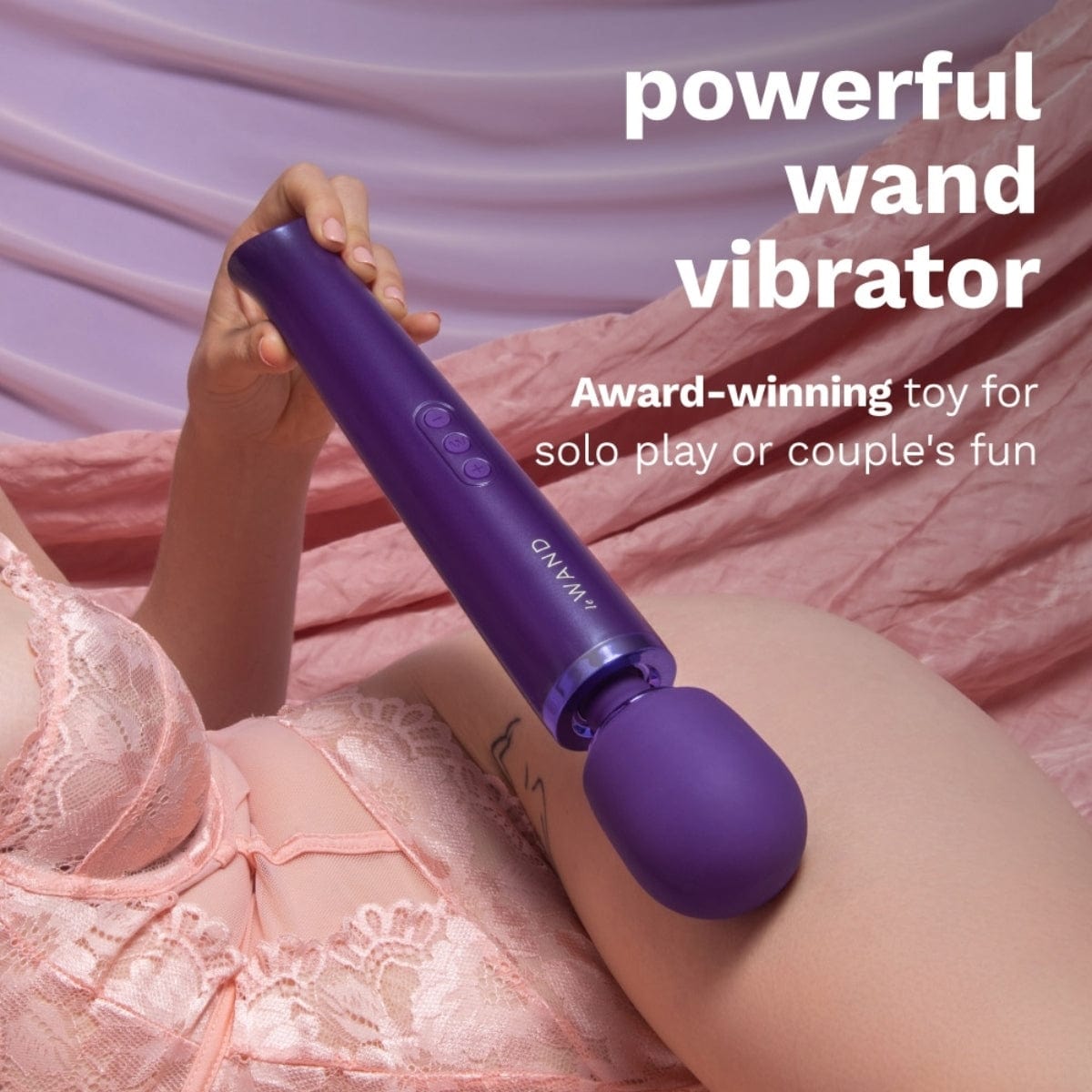 Le Wand - Rechargeable Vibrating Massager Wand | Purple Le Wand - For Me To Love