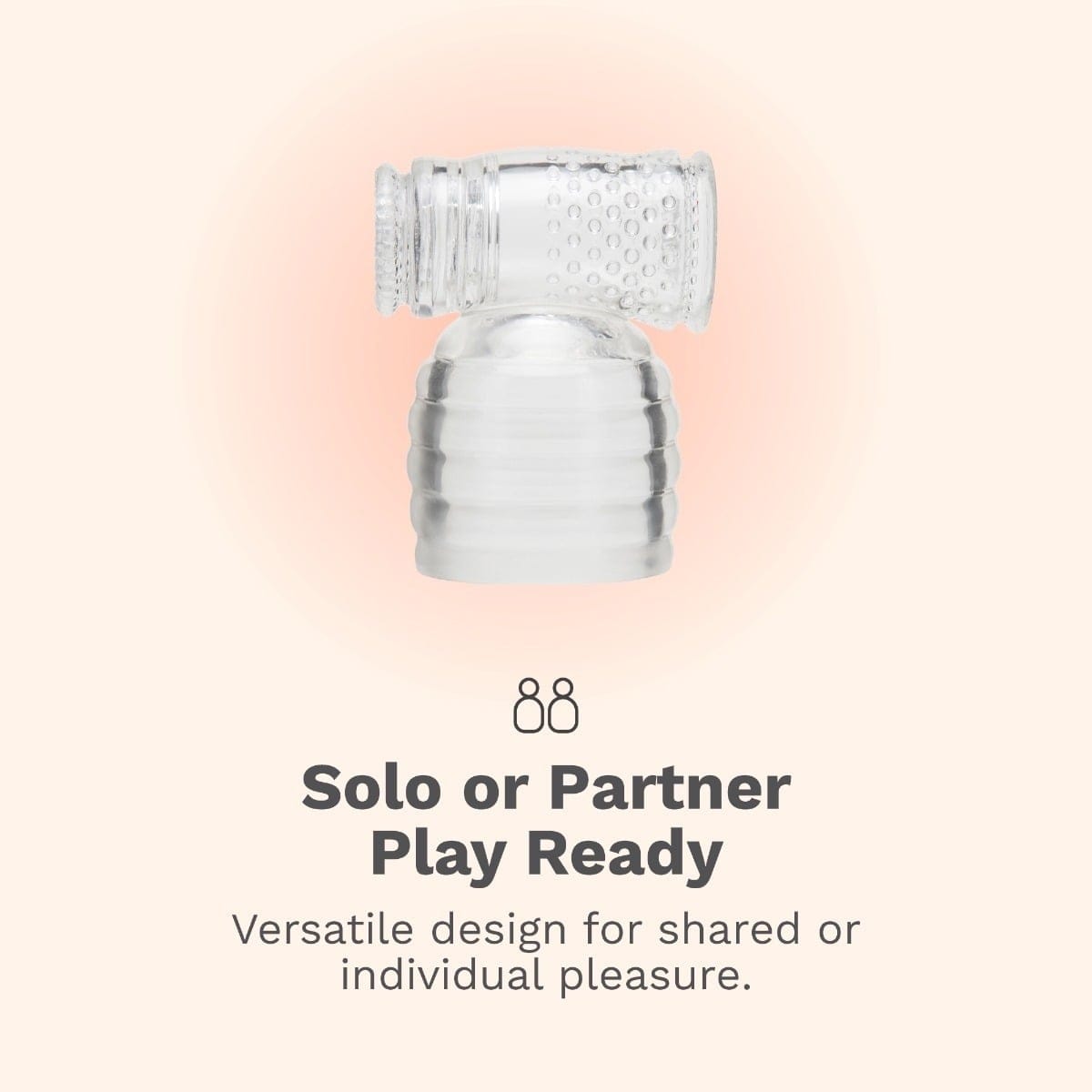 Le Wand - Slider Male Masturbator Wand Attachment | Compatible With Most Wands Le Wand - For Me To Love