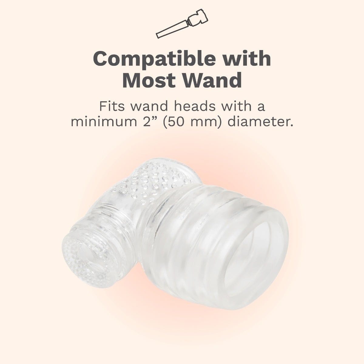 Le Wand - Slider Male Masturbator Wand Attachment | Compatible With Most Wands Le Wand - For Me To Love