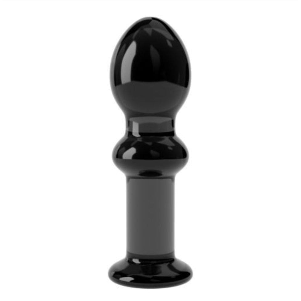 Lovetoy ANAL PLUG BLACK GLASS