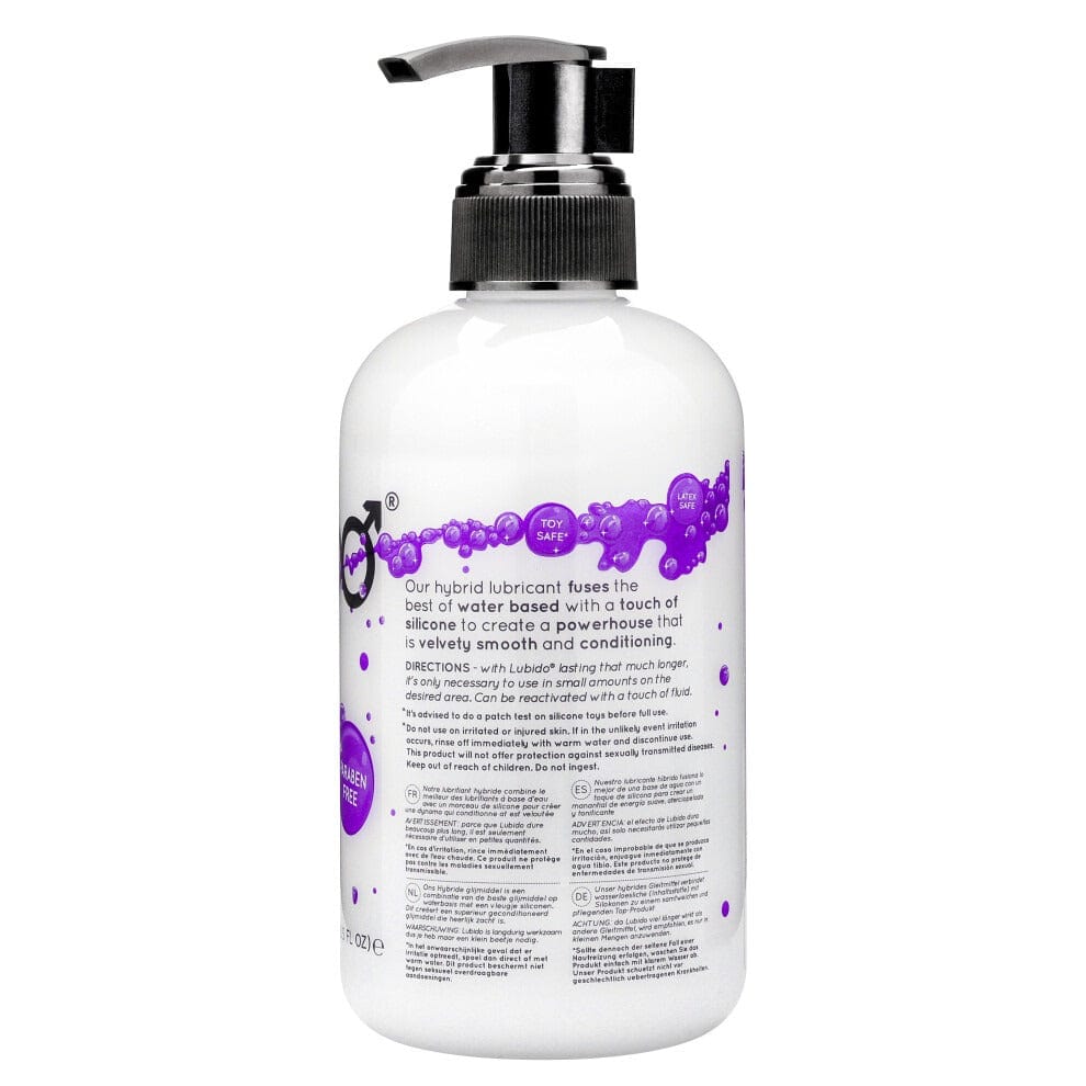 Lubido - Hybrid Water based & Silicone Lubricant White | 250ml. Lubido - For Me To Love