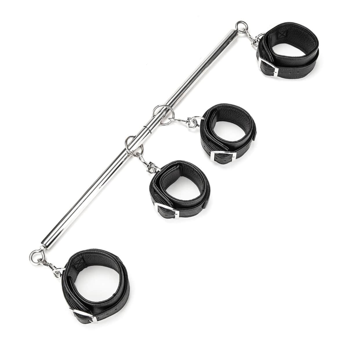 Lux Fetish - 4 Cuff Expandable Spreader Bar Set Lux Fetish - For Me To Love