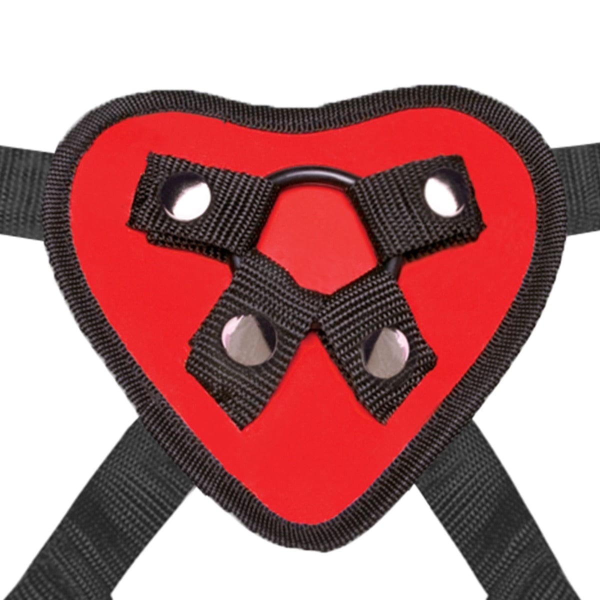 Lux Fetish - Red Heart Strap-On Harness & 5 inch Dildo | The Perfect Pegging Set lux fetish - For Me To Love