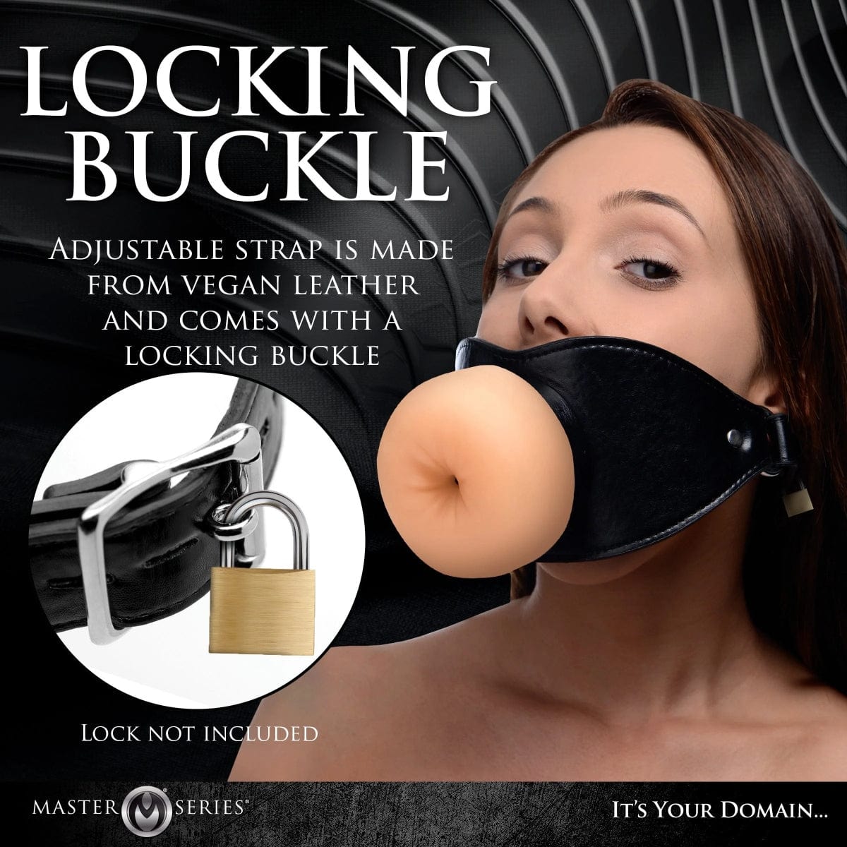 Master Series - Ass Face Mouth Gag | Fully Adjustable Master Series - For Me To Love