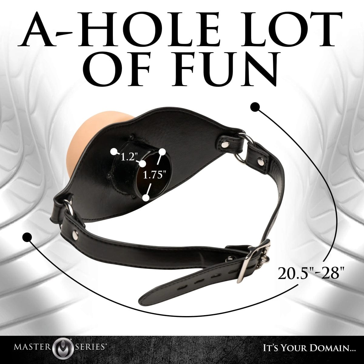Master Series - Ass Face Mouth Gag | Fully Adjustable Master Series - For Me To Love