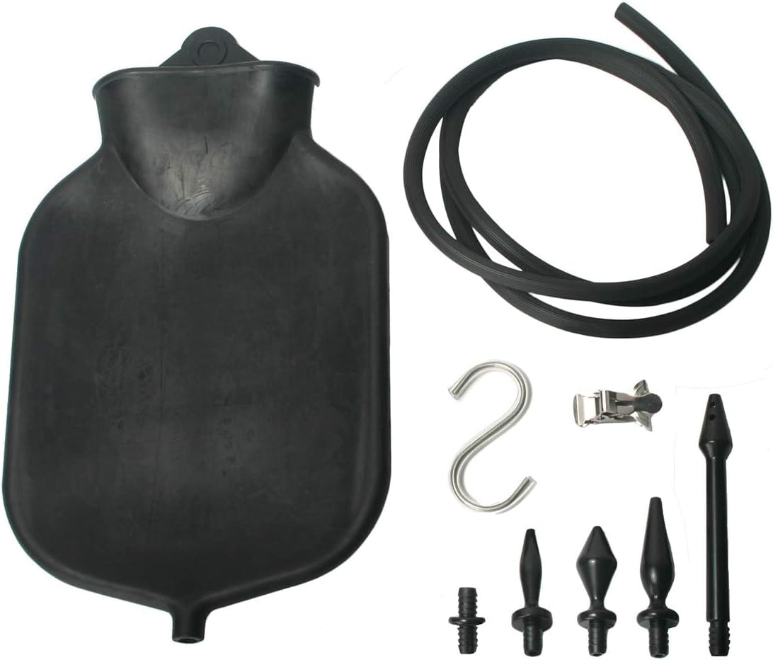 Master Series - Clean Stream Deluxe Black Enema Set | Personal Douching Kit Master Series - For Me To Love