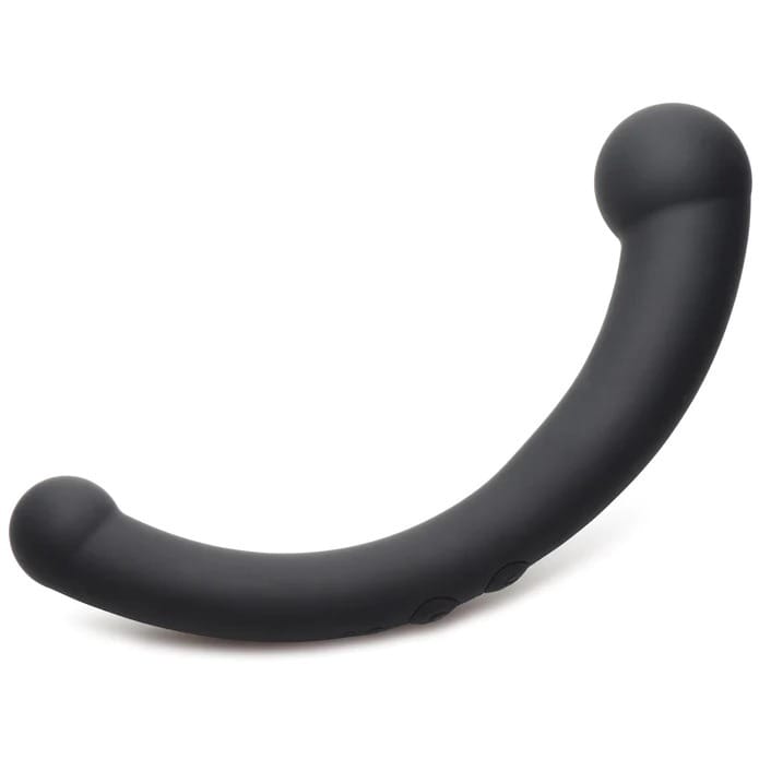 Master Series - Double Ended Vibrating Silicone G Spot Stimulator | Black Master Series - For Me To Love