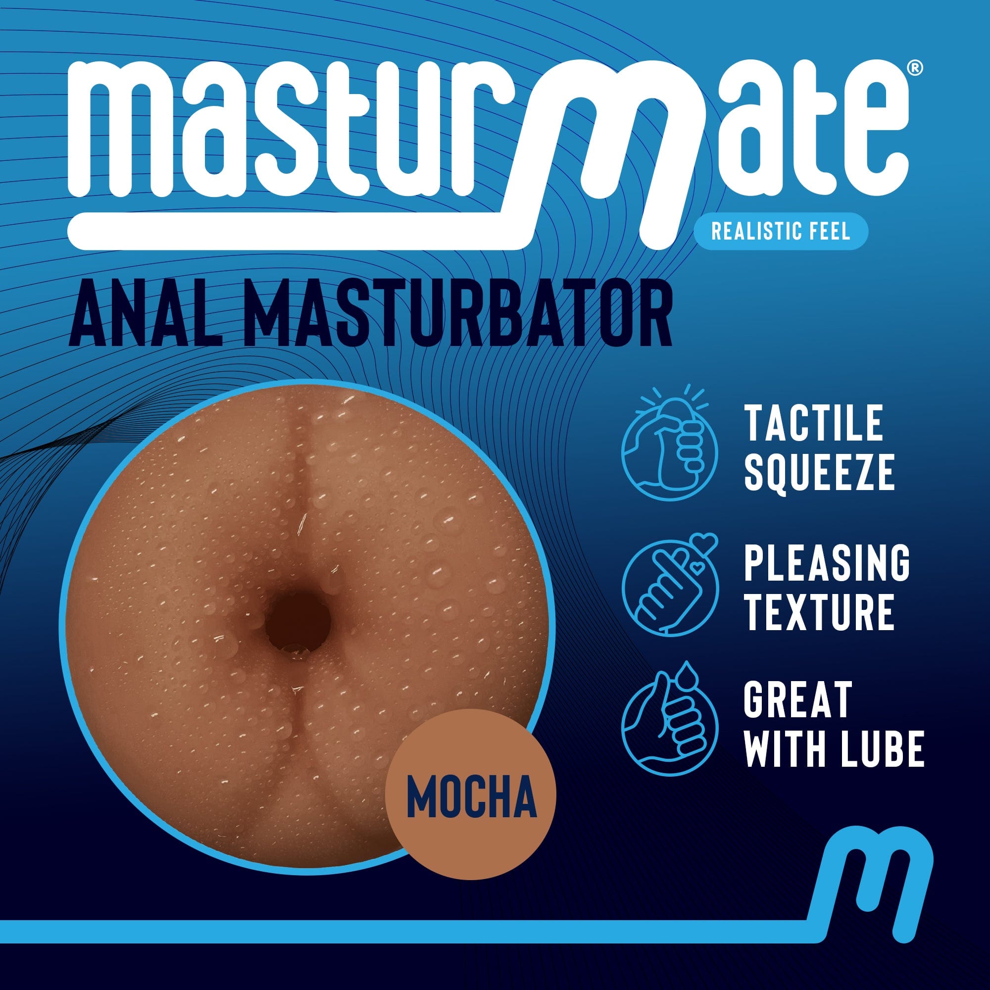 Masturmate - Butt - Realistic Feel Male Masturbator | Mocha MasturMate - For Me To Love