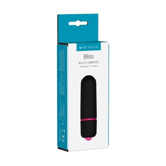 Me You Us - Bliss 7 Mode Mini Bullet Vibrator | Black Me You Us - For Me To Love