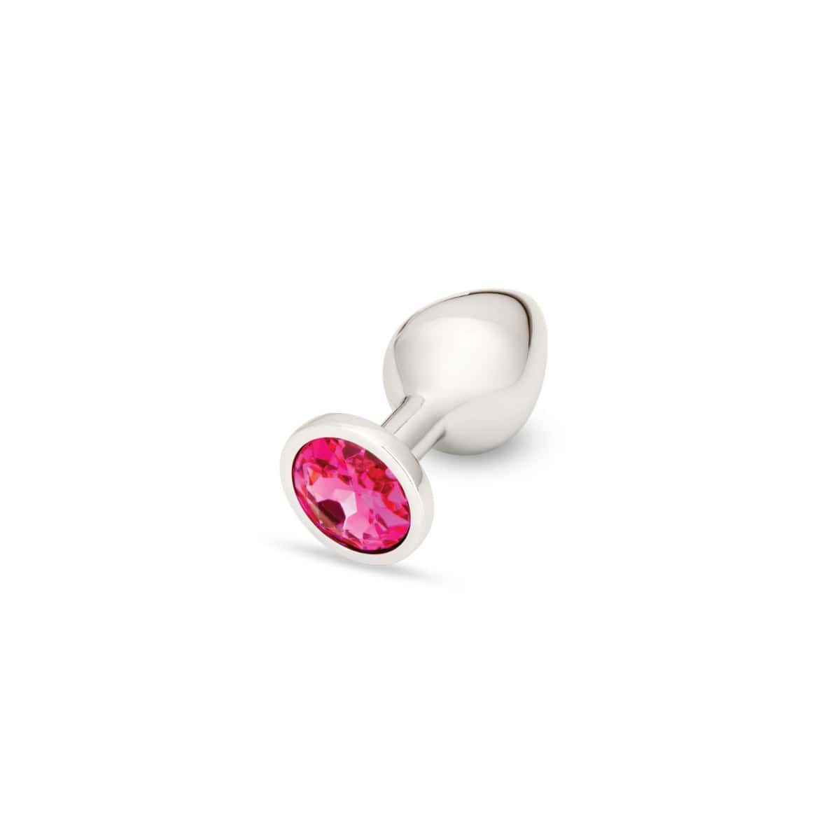 Me You Us Crystal Jewels Aluminium Butt Plug - Pink Diamond - Choice of Large or Medium Medium Me You Us - For Me To Love