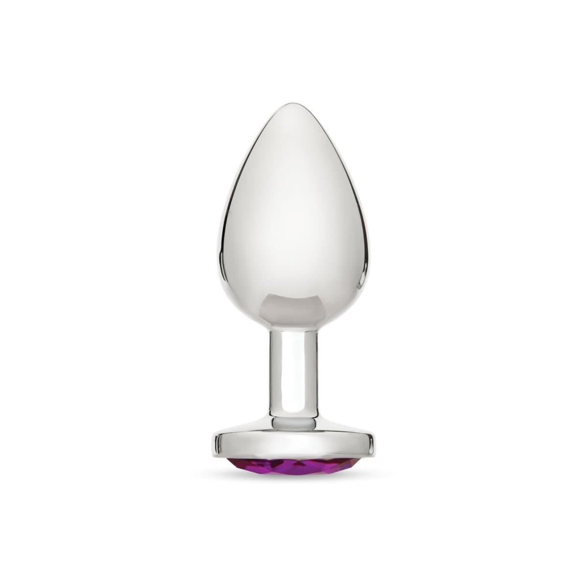 Me You Us Crystal Jewels Aluminium Butt Plug - Purple Diamond - Choice of Large or Medium Me You Us - For Me To Love