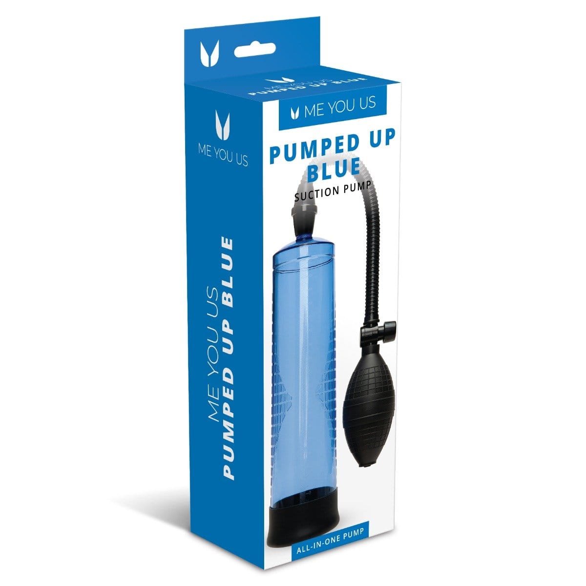 Me You Us - Pumped Up Suction Penis Pump | Blue 8.5 inches Me You Us - For Me To Love