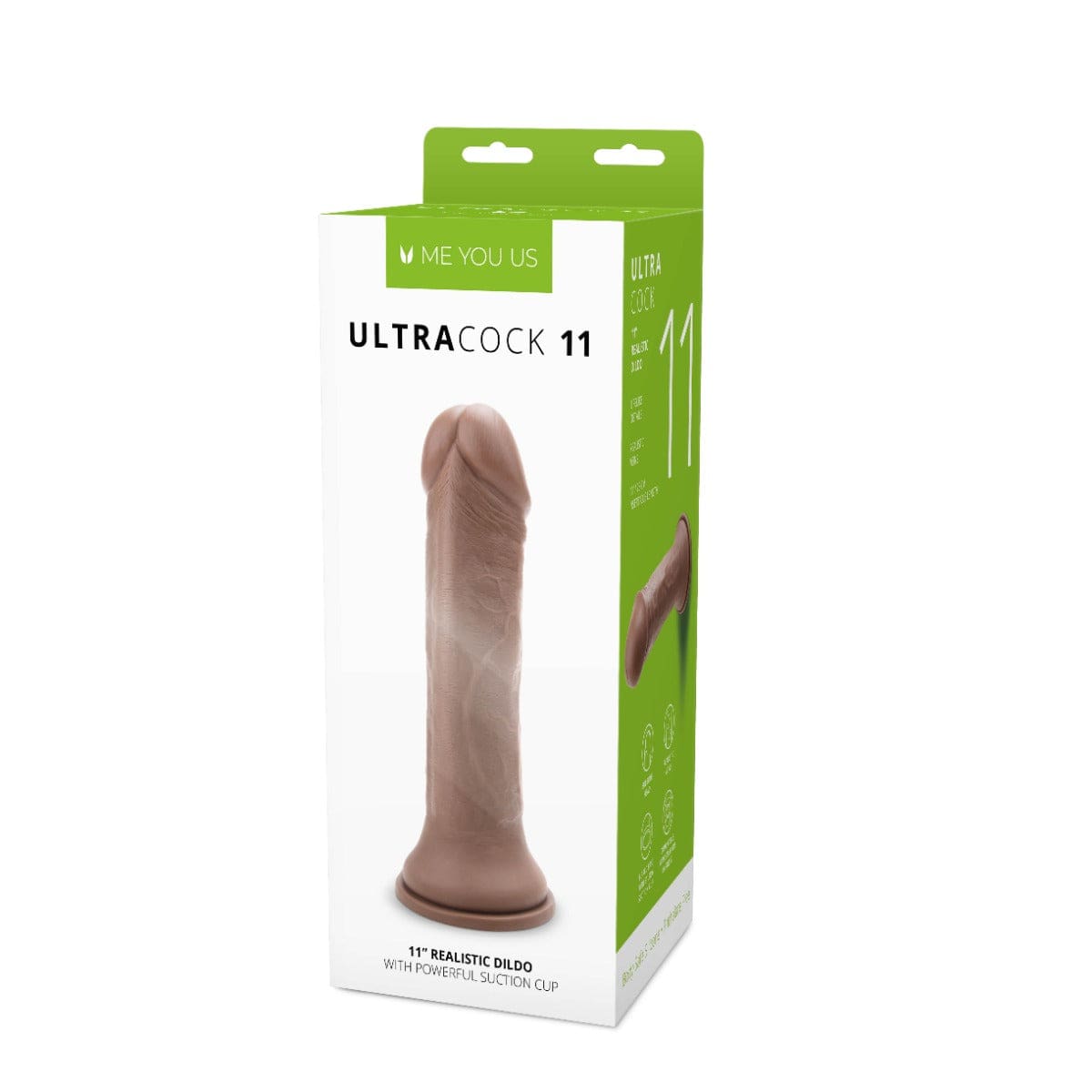 Me You Us Ultra Cock 11" Caramel Realistic Dildo with Suction Cup Base Me You Us - For Me To Love