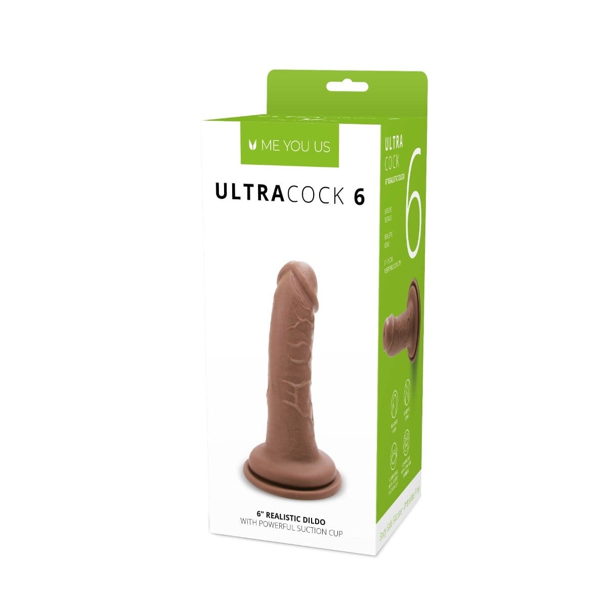 Me You Us Ultra Cock 6" Caramel Realistic Dildo with Suction Cup Base Me You Us - For Me To Love