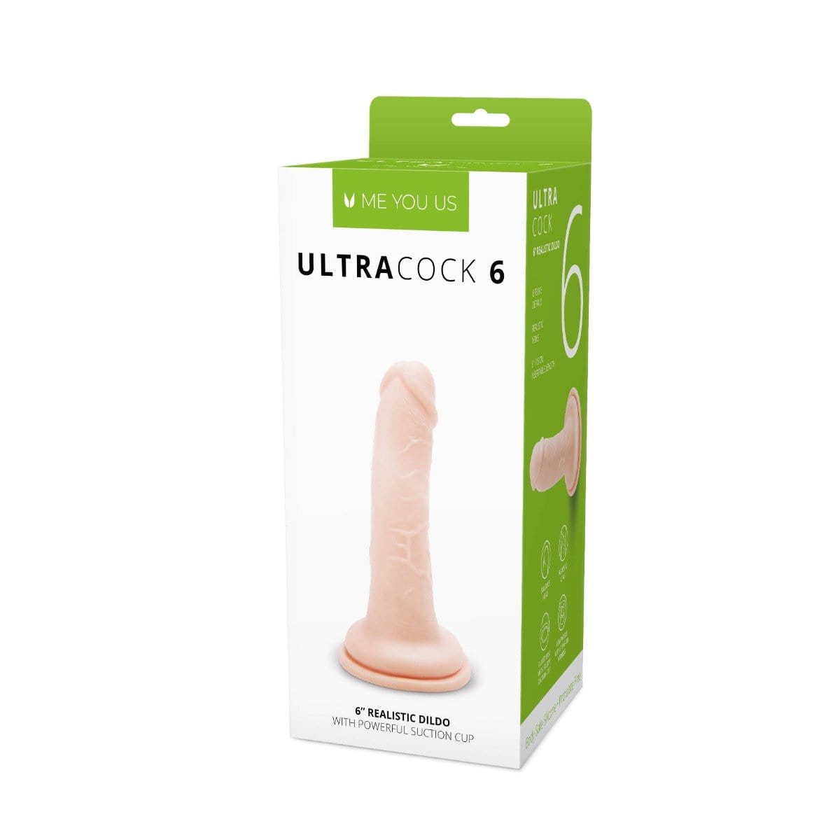 Me You Us Ultra Cock 6" Realistic Dildo with Suction Cup Me You Us - For Me To Love