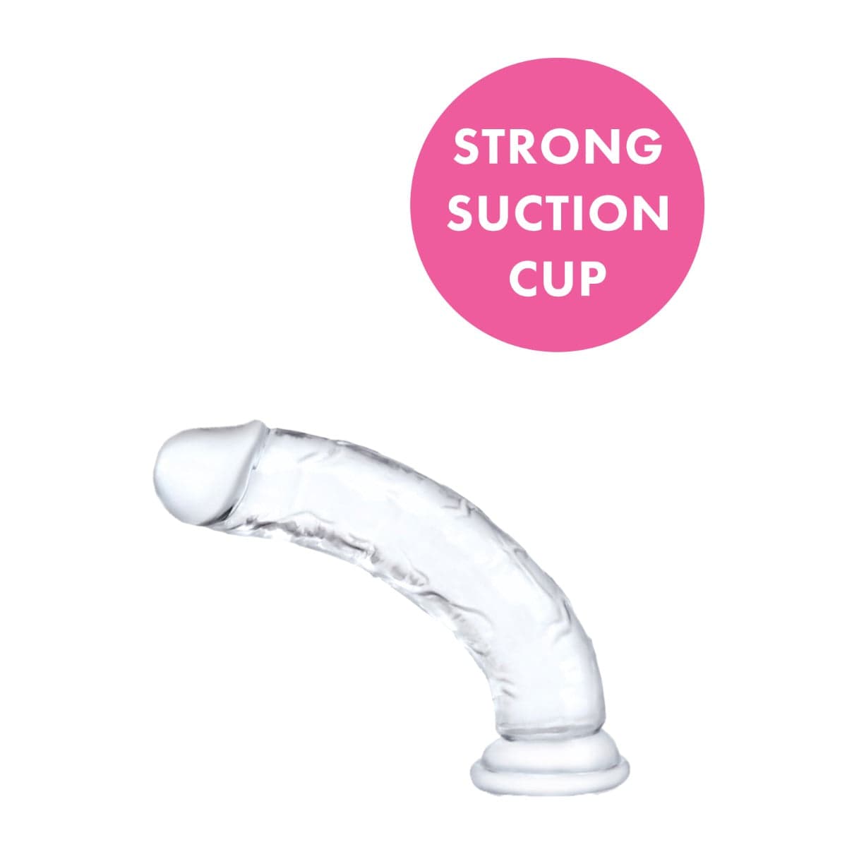 Me You Us - Ultra Cock Clear Jelly Dong with Suction Base | 6 inches Me You Us - For Me To Love