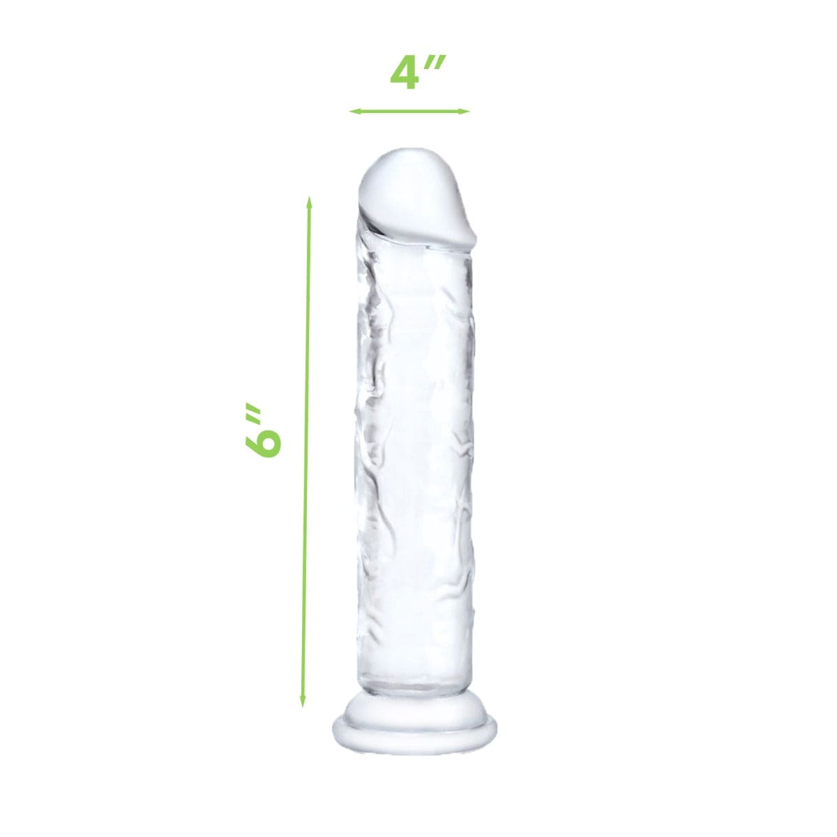 Me You Us - Ultra Cock Clear Jelly Dong with Suction Base | 6 inches Me You Us - For Me To Love