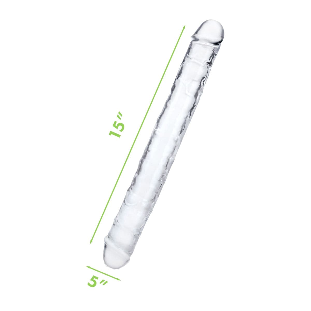 Me You Us - Ultra Cock Clear Jelly Double Ended Dildo | 15 inches Me You Us - For Me To Love