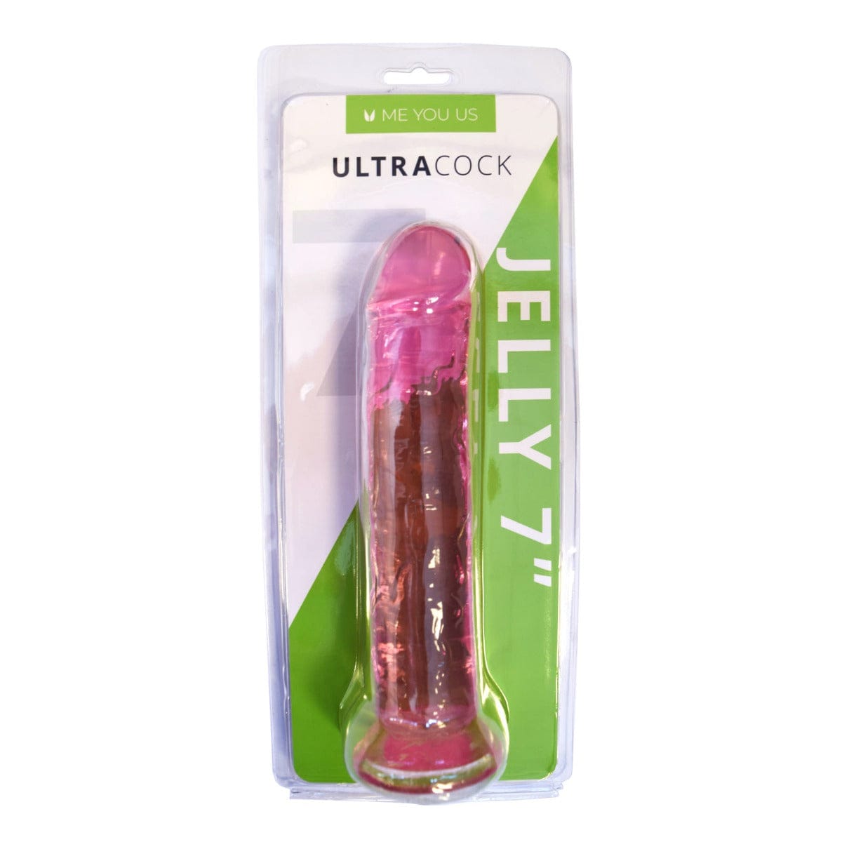 Me You Us - Ultra Cock Pink Jelly Dong with Suction Base | 7 inches Me You Us - For Me To Love