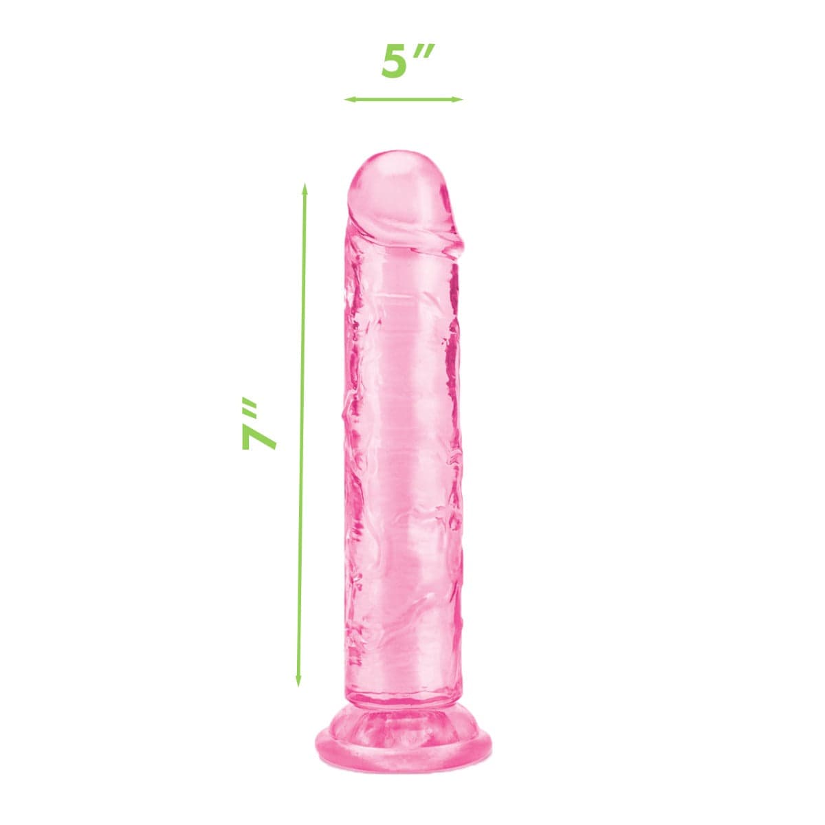 Me You Us - Ultra Cock Pink Jelly Dong with Suction Base | 7 inches Me You Us - For Me To Love