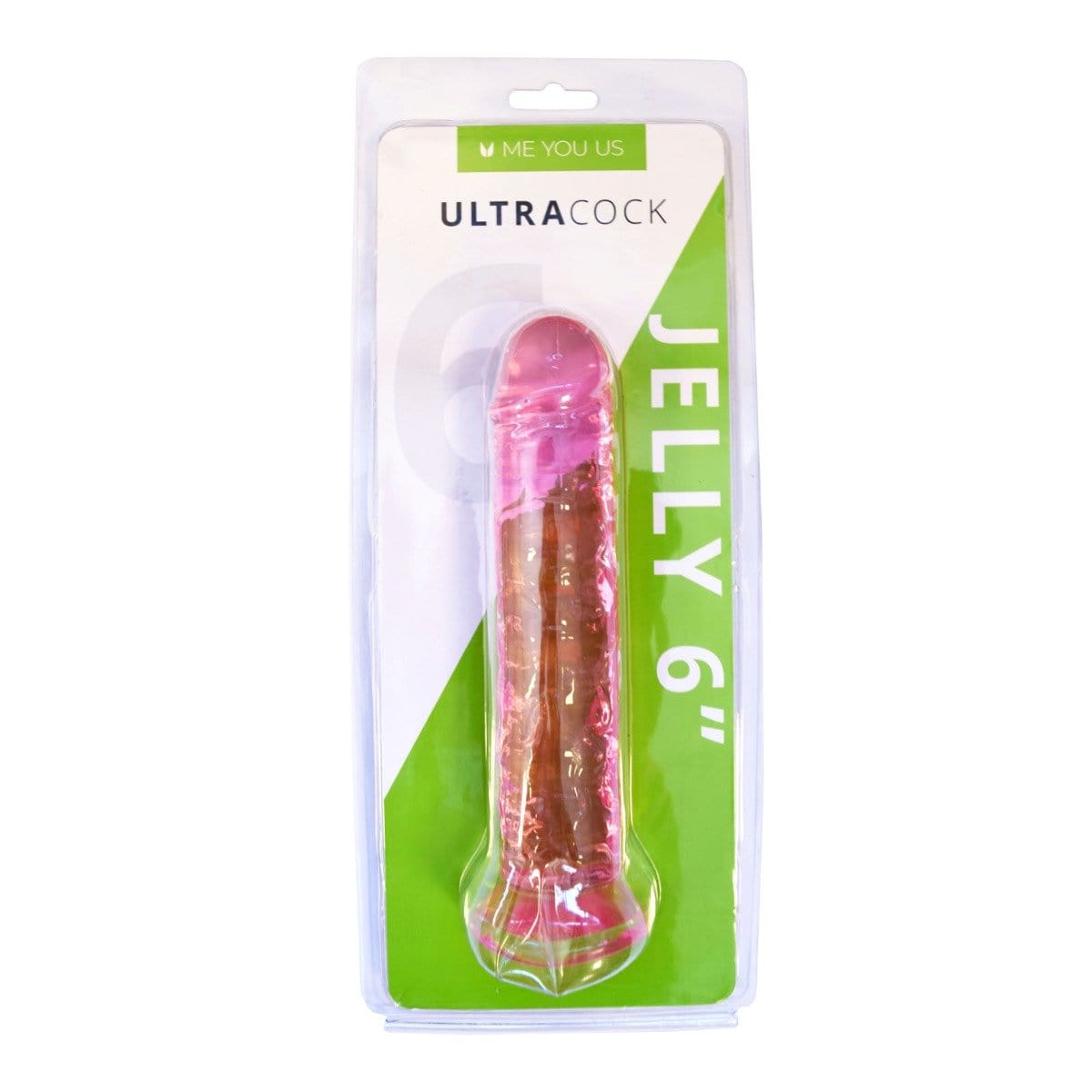 Me You Us - Ultra Cock Pink Jelly Dong with Suction Cup Base | 6 inches Me You Us - For Me To Love