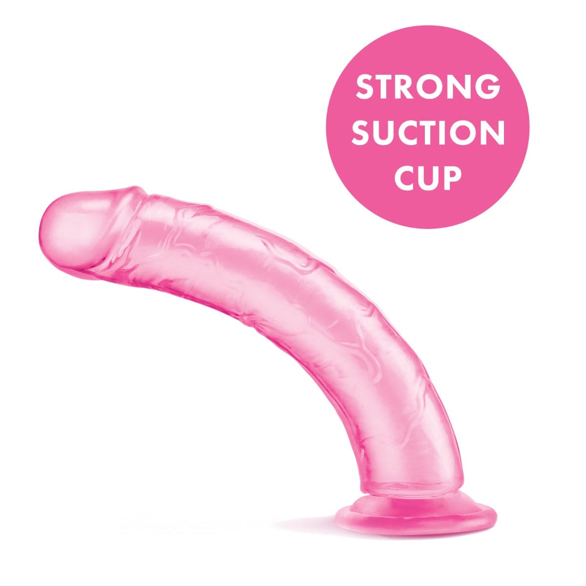 Me You Us - Ultra Cock Pink Jelly Dong with Suction Cup Base | 8.5 inches Me You Us - For Me To Love