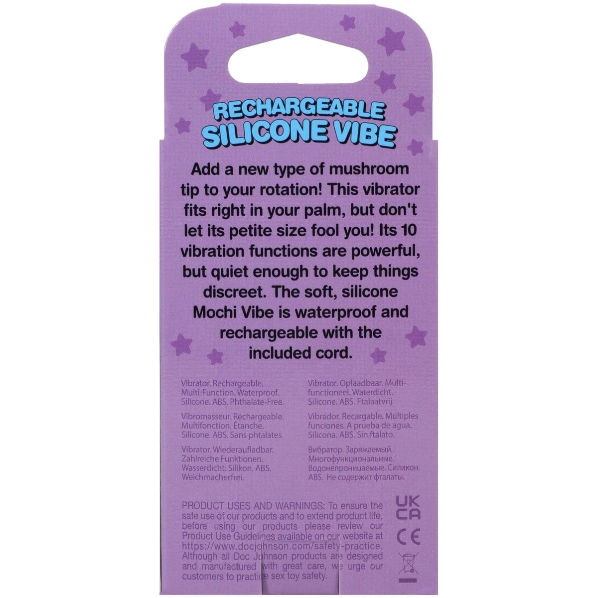 Mochi - The Magic Mushroom Multi-function Silicone Fun Vibe | USB Rechargeable Doc Johnson - For Me To Love