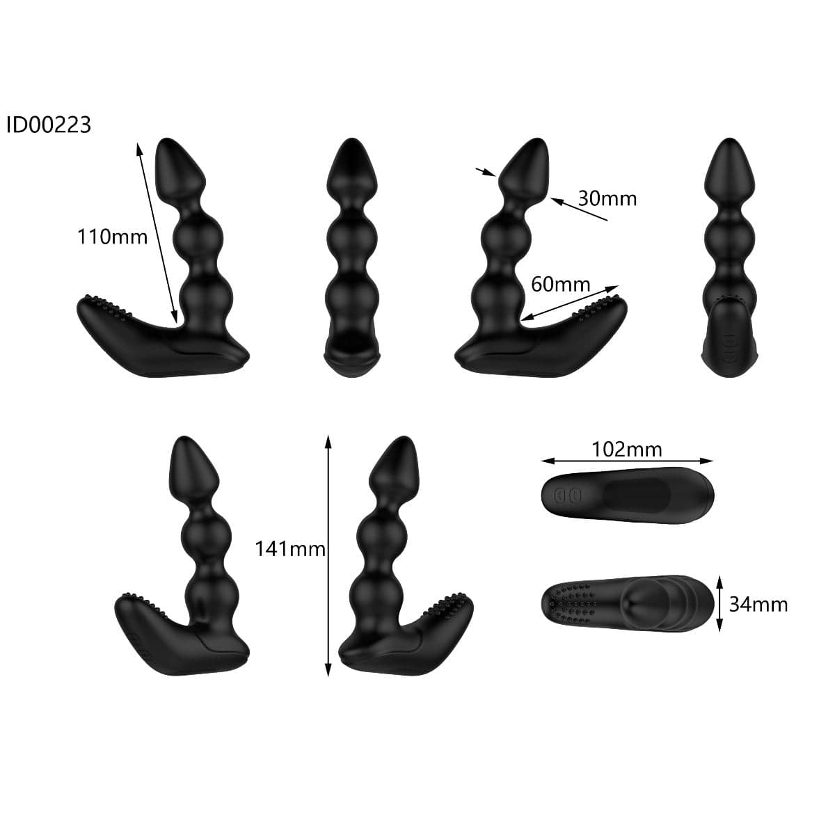 Nexus -  Bendz Remote Control Bendable Prostate Vibrating Massager | USB Rechargeable Nexus - For Me To Love