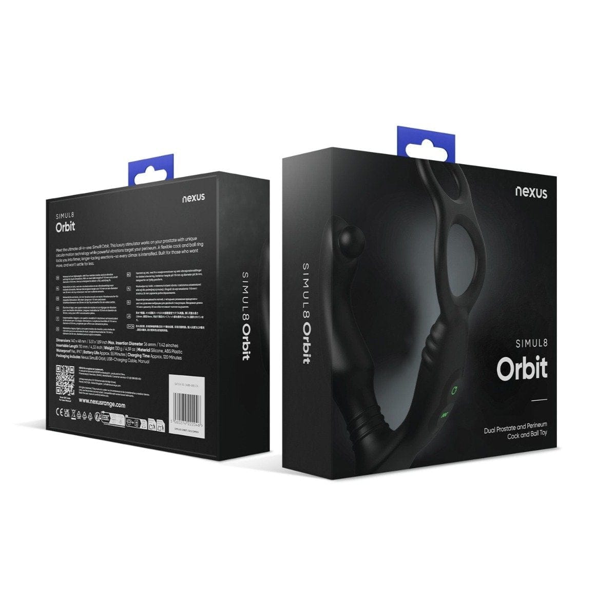 Nexus - Simul8 Prostate And Perineum Massager Orbit Edition | USB Rechargeable Nexus - For Me To Love