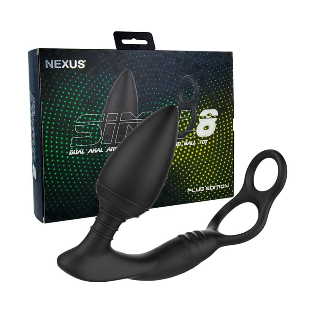 Nexus - SIMUL8  Vibrating Anal Cock and Ball Toy | USB Rechargeable Nexus - For Me To Love