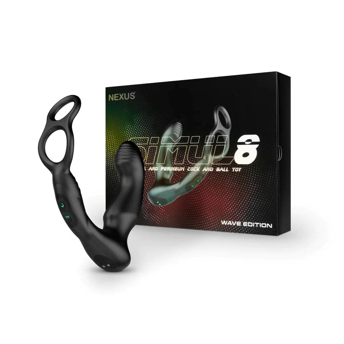 Nexus - SIMUL8 WAVE EDITION Vibrating Dual Motor Anal Cock and Ball Toy | USB Rechargeable Nexus - For Me To Love