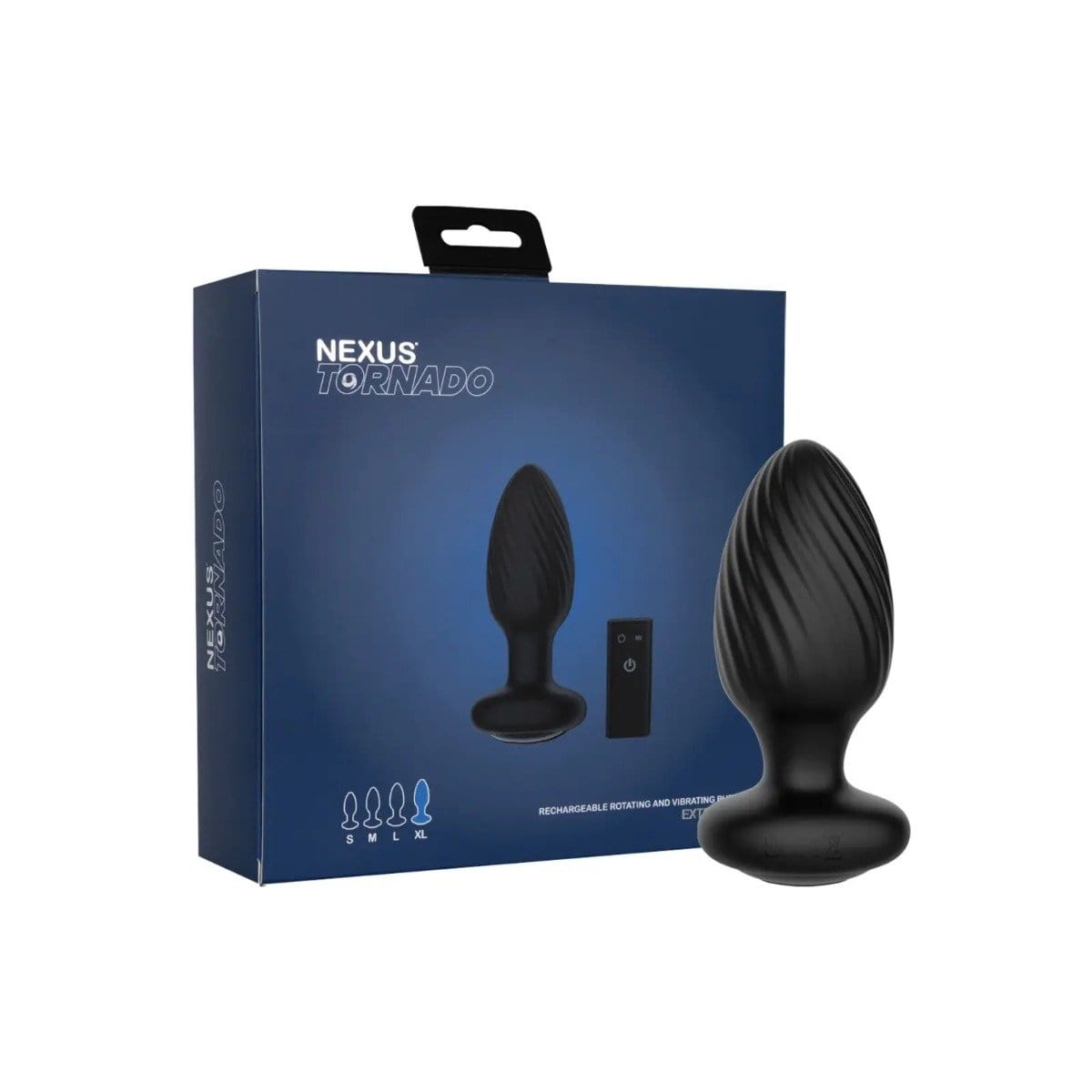 Nexus TORNADO - Rotating and vibrating butt plug with remote control | X Large Nexus - For Me To Love