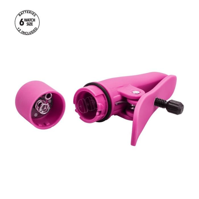 Nipplettes - Vibrating Nipple clamps | Pink Calexotics - For Me To Love